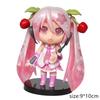 Japanese Anime Figure 15cm Hatsune Miku kawaiii girl Sitting in a chair PVC Model Doll Toys Collection Chrismas gift