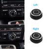 Car Center Console Audio Volume Knob Cover CD Control Switch Button For Porsche Cayenne Panamera Macan Boxster 911 718