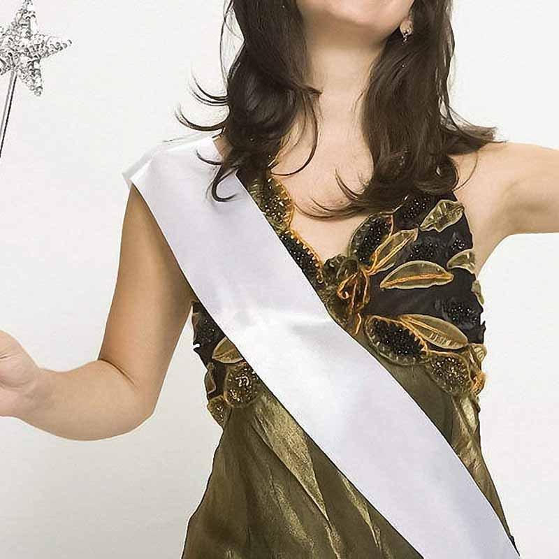 DIY Blank Satin Sash Belts Shoulder Straps with Multi-Color Options for Graduation, Parties & Events