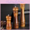 Деревянный набор мельниц для соли и перца с античной отделкой для кулинарной подготовки и кухонного декора