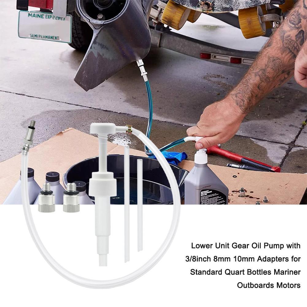Upgrade Transmission Fluid Marine Pump Gear Oil Transfer Pump Gear Lube Pump Accessories for Marine Lower Unit Boat Gear Lube