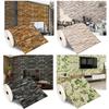 70cm*1m 3D Self-Adhesive Wallpaper Continuous Waterproof Brick Wall Stickers Living Room Bedroom Old Wall Home Decoration