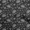 Cotton Flex Gray Fabric Dotted Floral Sewing Fabric By The Yard Printed Diy Clothing Sewing Supplies 40 Inch