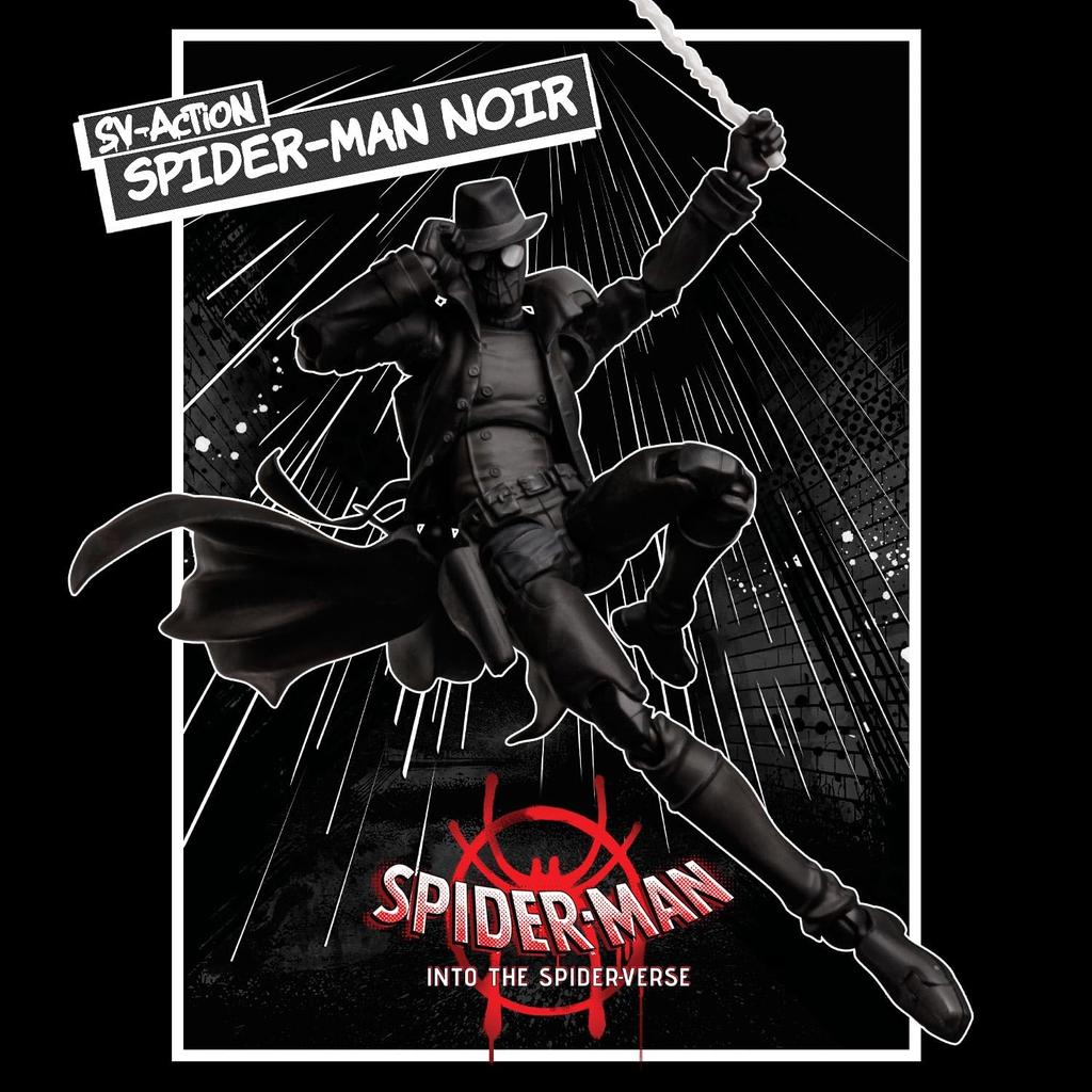 Into the SV Action Noir ABS PVC Painted Complete Action Figure Spider-Man Spider-Verse Spider-Man Non-Scale &