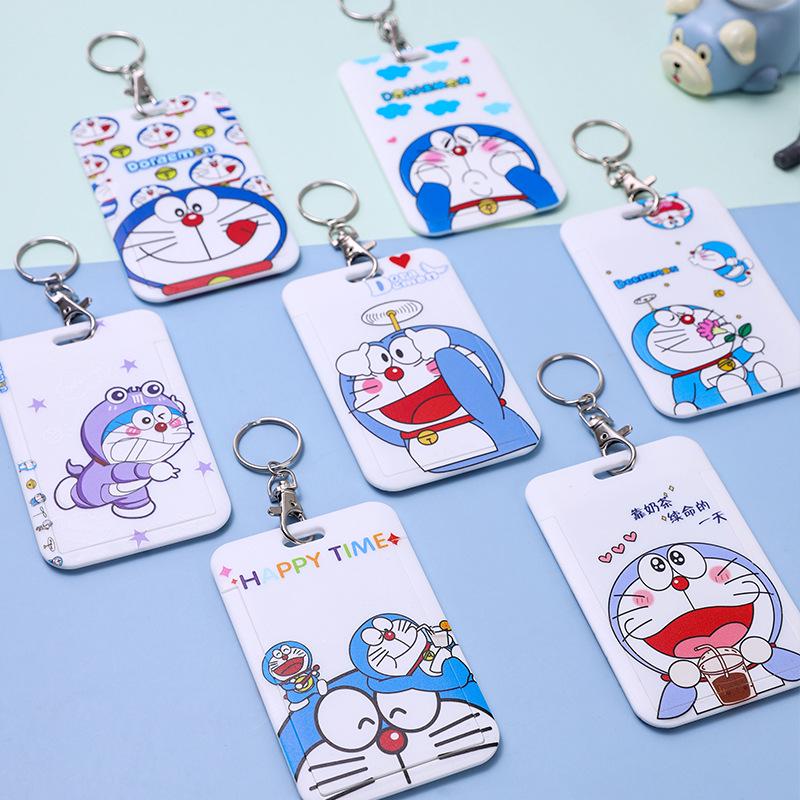 Doraemon Meal Card Holder - Cute Student & Work ID Lanyard, Access Control & Bus Card Holder
