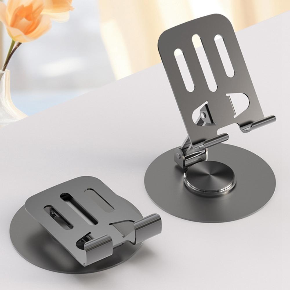 Бесконечный вращающийся держатель для мобильного телефона, плоский кронштейн из сплава, новая настольная подставка