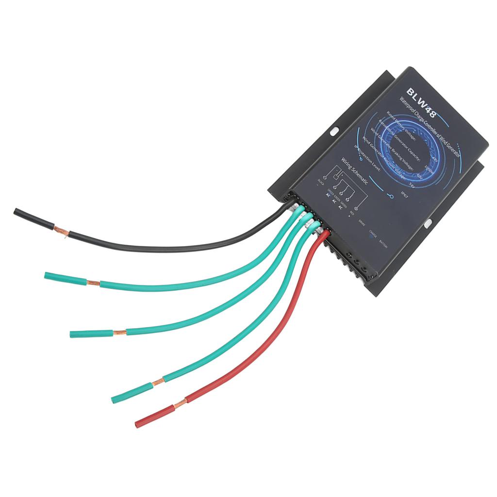 Контроллер ветрогенератора Водонепроницаемый модульный дизайн Контроллер заряда ветрогенератора 1 кВт 48 В