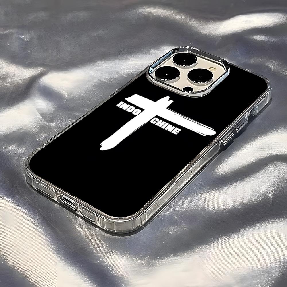 Best Of Indochine Band Phone Case For IPhone 17 Pro Max 16 15 14 Pro Max IPhone 13 Pro Max 11 Plus Transparent Cover