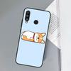 Мультяшный корги Для Huawei Nova 11i 12i 12s 8i 7i Y73 Y70 Y90 Y60 Y72 Y61 Y91 9 10 SE P30 Pro P40 Lite Чехол