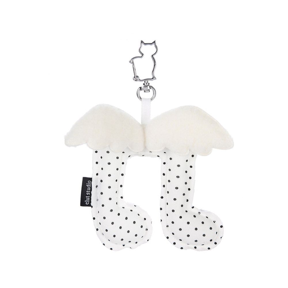 CLUT STUDIO Melody Angel Keyring - WHITE