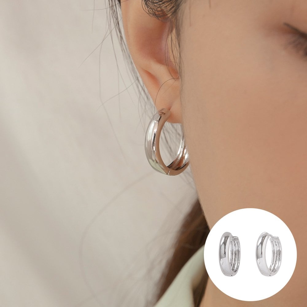 [Worn by Han Ji-hyun and Kwak Seon-yeong] Pre185 Simple Pipe Ring