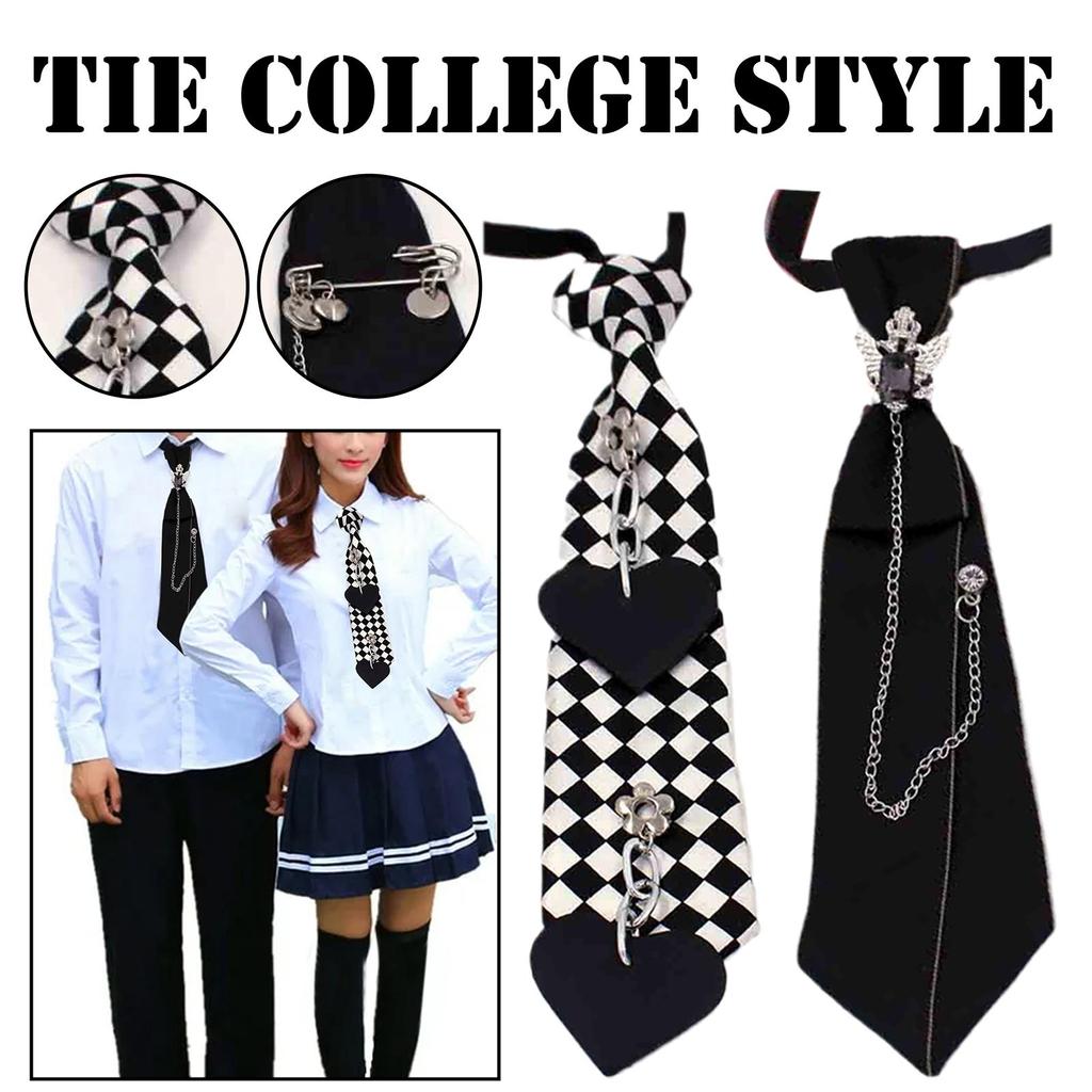 Rhinestone Tie Black Ribbon Tie Jewelry Men Shirts New Boys Collar Necktie Women Uniform Neck S F6S0