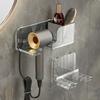 Bathroom Hairdryer Holder Wall-mounted Bathroom Hairdryer Storage Hairdryer Hanger Hairdryer Storage Holder