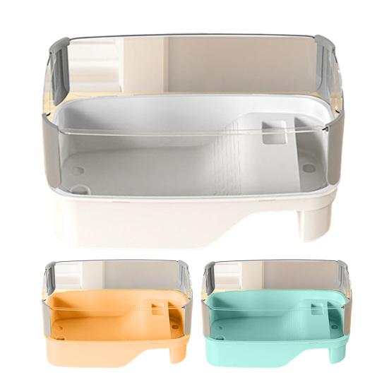 Акриловый террариум для черепах с платформой для купания Растения Полный обзор Визуально Среда обитания рептилий для черепах Крабов Раков