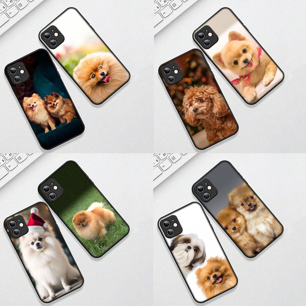 Soft Cover for Samsung Galaxy S22 S21 S20 FE Ultra Plus A35 A36 A55 A37 A33 A34 A57 Coque Phone Case Pomeranian Poodle Dog