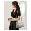 Ретро Мягкая Кожаная Сумка Через Плечо Много Карманов Однотонная Сумка Crossbody Идеально для Деловых Поездок Покупок