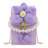 Small Bag Flower Autumn And Winter Small Fresh Crossbody Bag Lace Shoulder Bow