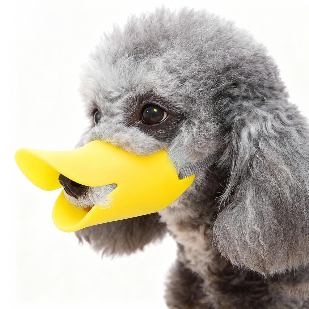Duck Shaped Dog Muzzle Soft Silicone Bark Stop Muzzle Silicone Muzzle Small Medium Breeds