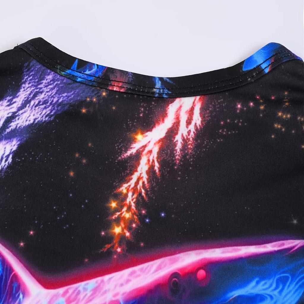 Детская и подростковая акула 3D принт повседневная одежда модные футболки с коротким рукавом