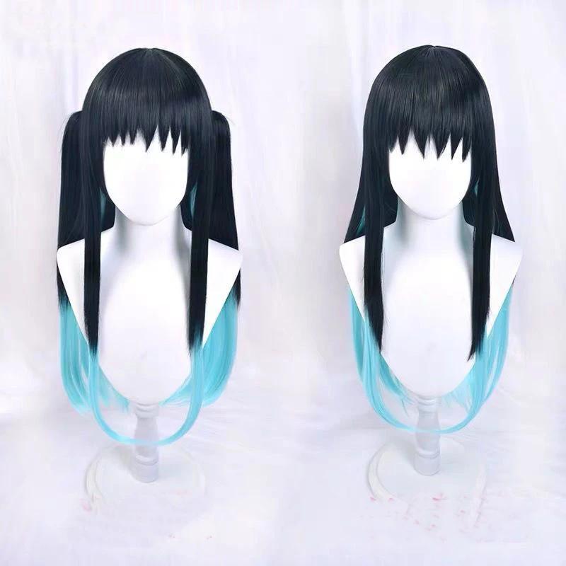 Tokitou Muichirou Cosplay Costume Anime Muichirou Tokitou Cosplay Kimono Wig Halloween Costumes for Men Women