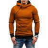 Men's Asymmetrical Zipper Hoodie - Autumn/Winter Collection, Multiple Colors
