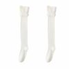 Дышащие женские гольфы с напуском, однотонные гольфы до колена, модные вязаные чулки в стиле лолиты