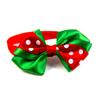 Pet Christmas Bowtie Collar Pet Neck Bows With Bell Pet Collars Accessories For Small Medium Dog Cat