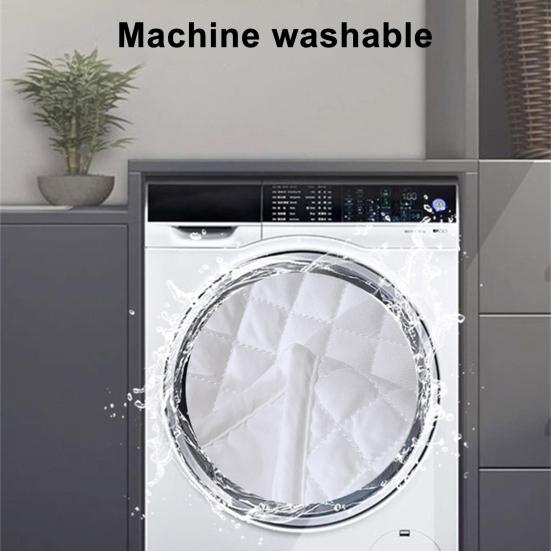 Pillow Core Protector Padded Pillowcase with Zipper Breathable Machine Washable Pillow Cover for Protecting Pillow from Sweat Stains Saliva