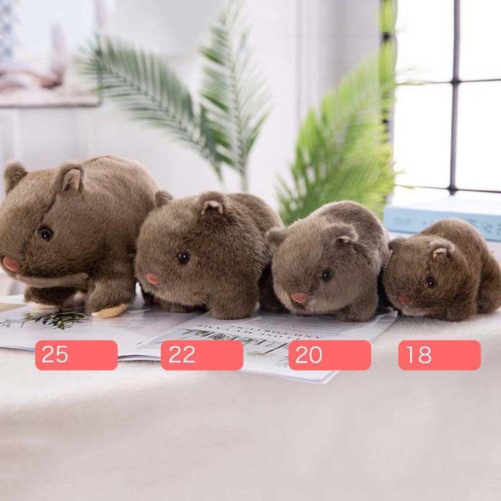 Hamster Animal Plush Fuzzy Animal Plush Pillow Pet Peluche Hamster Plush Doll Stuffed Toys Hamster Plush Toys Plush Animal Toy