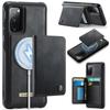 For Samsung Galaxy S20 FE Magnetic Case CASEME ME80 Series Leather PC TPU Phone Cover with Detachable Wallet