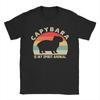 Capybara T Shirt Men Pure Cotton Novelty T-Shirts Round Neck  Tees Short Sleeve Clothing Plus Size