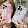 Чехол с узором бабочки для iPhone 17 Pro Max, чехол для iPhone 16 15 14 13 12 Pro Max 11, прозрачный ТПУ силиконовый мягкий чехол