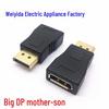 Прямой адаптер-коннектор DisplayPort папа-мама