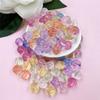 Home Party Supplies DIY Jewelry Necklace Bracelet Clear Lantern Beads 11mm Beaded Material Key Chain Accessories 100pcs Acrylic