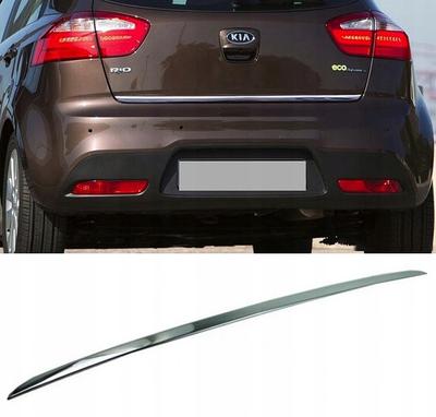 KIA RIO III HB — Хромированная отделка багажника — Акцент на задней двери — Деталь задней части автомобиля премиум-класса — Shine Enhancer Tuning на KLAPE
