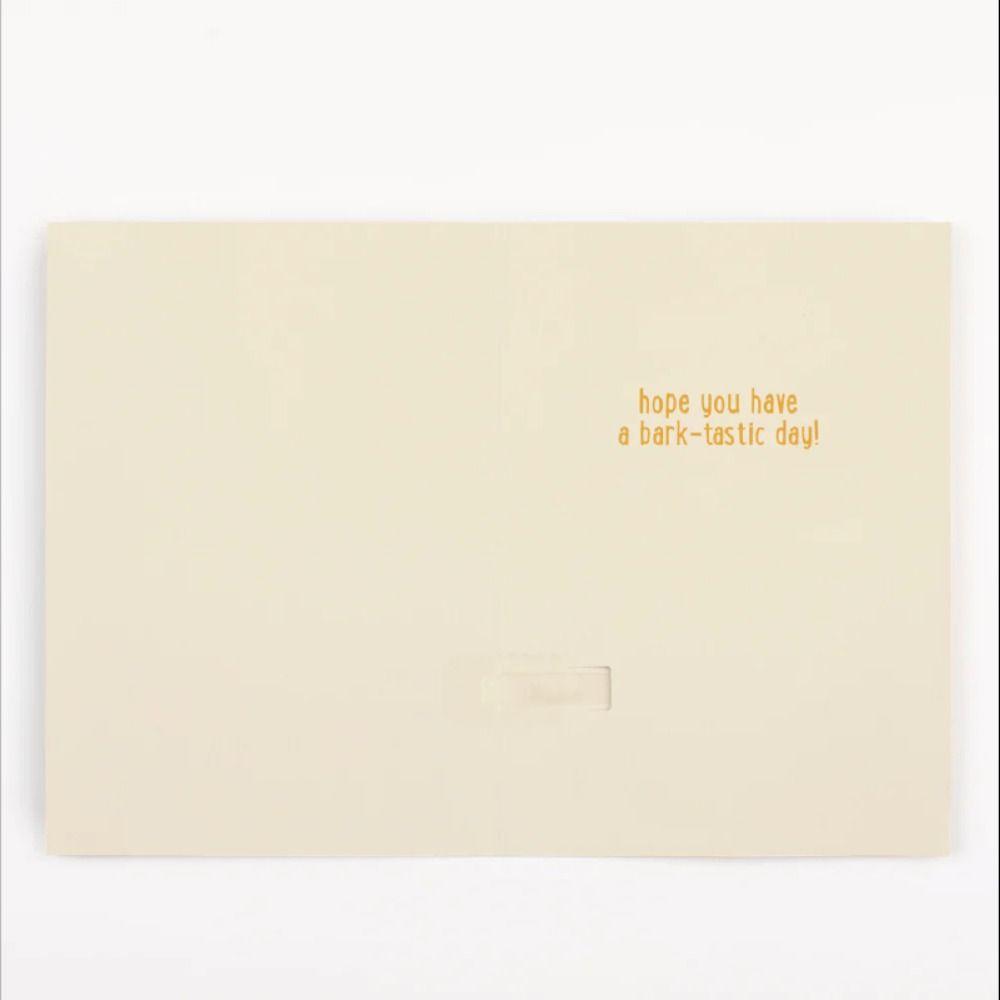 Забавная Музыкальная Бесконечная Звуковая Карточка Собака Квадратная Розыгрыш Открытка Бумажная Собака Музыкальная Открытка