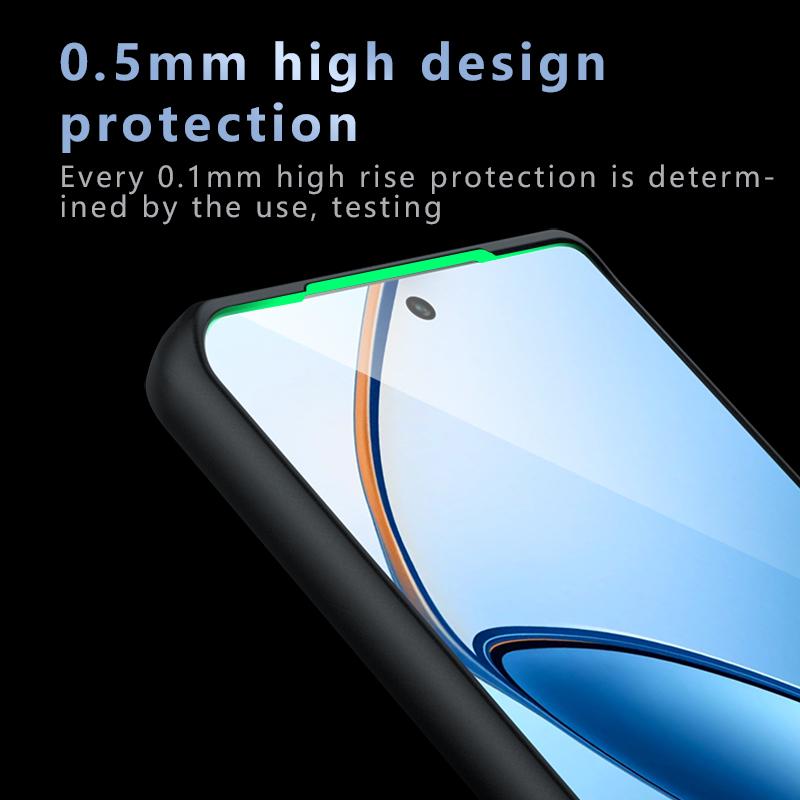 Для Realme 12 Pro+ Чехол-бампер из ТПУ 3D Интегрированный Чехол с Кнопками для Realme 12 Pro Противоударный Чехол-подушка Безопасности Чехлы для Мобильного Телефона