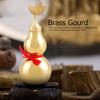 Open Cover Feng Shui Gourd Smooth Surface Hu Lu Statue Statues Wu Lou Gourd  Home Decoration