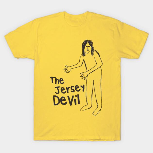 Asian Size Cotton Unisex Tshirt Print T-shirt The Jersey Devil T-shirt No-Cut Print Regular Fit