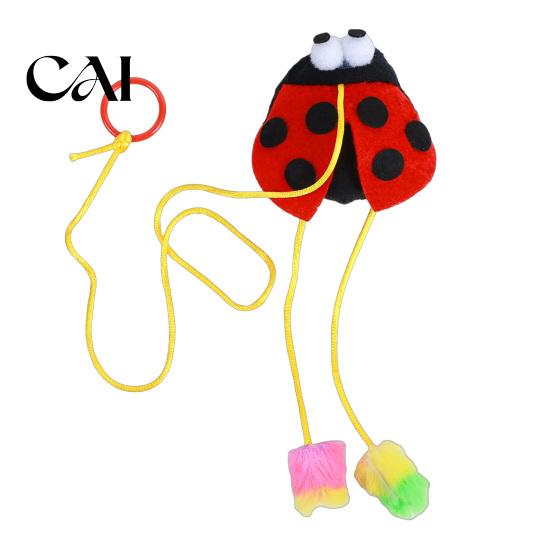 Engaging Indoor Pet Toys for Exercise Bungee Plush Cat Toy, Pull String Bouncy Dangler Interactive Kitten Lightweight Cats to Carry