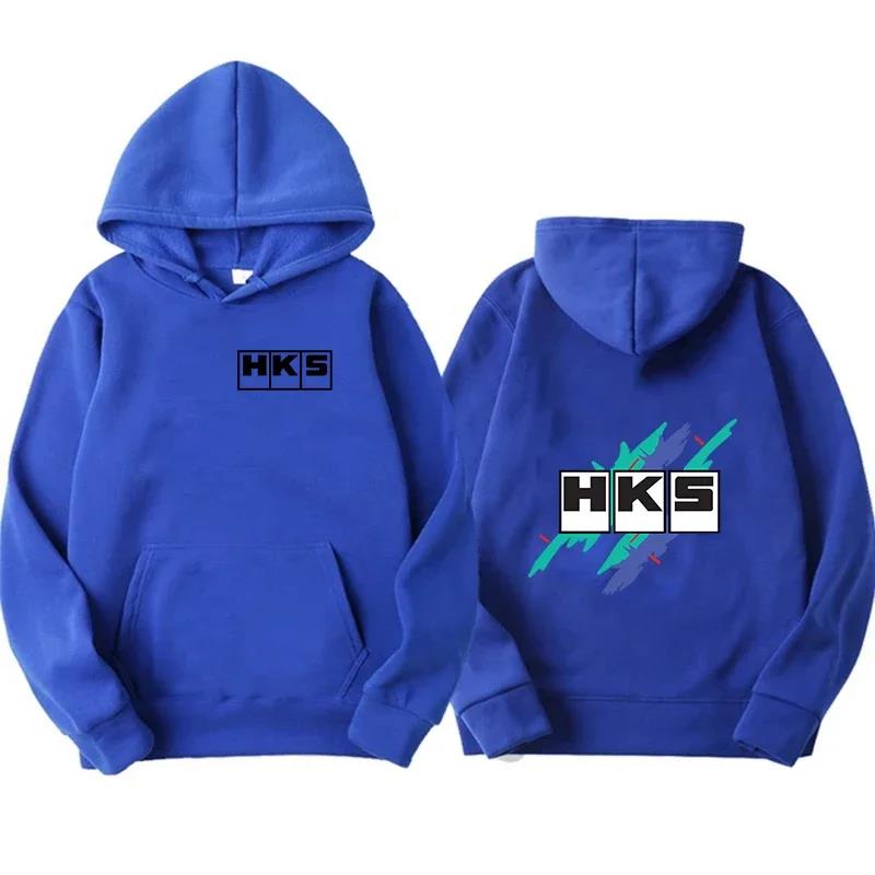 Japanese JDM Improved HKS Endless Car Hoodie Men's and Women's Printed Hoodie Loose Casual Hoodie Neutral Long Sleeve
