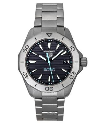 Aquaracer Professional 200 Solargraph Titanium Sunray Black Dial Quartz Diver's WBP1180.BF0000 200M мужские часы