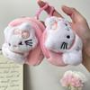 Милый Аниме Мультфильм Кт Сумка для Наушников с Кошачьими Ушками Креативное Украшение для Рюкзака Портативный Кавайный Мини Кошелек для Монет Подарки на День Рождения
