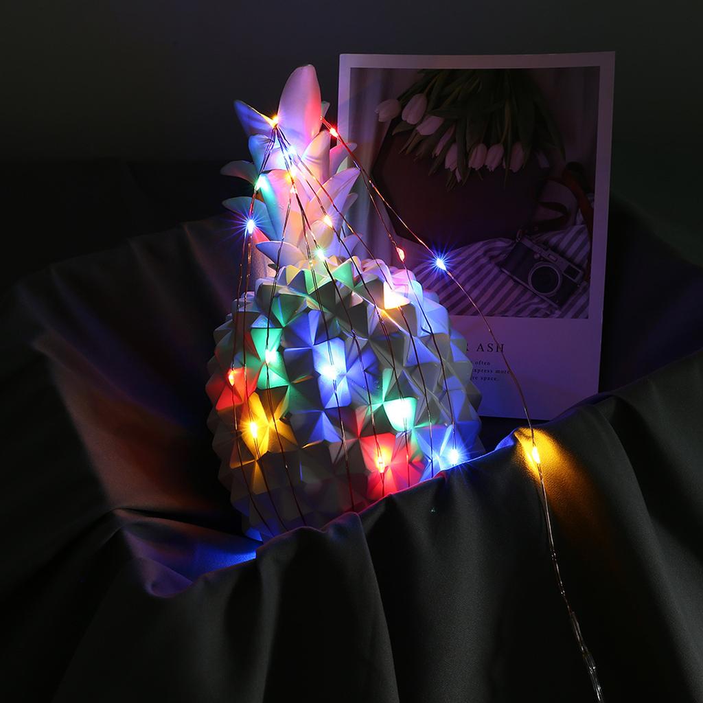 Гипсофильные гирлянды 50 светодиодов 16 футов Рождественские гирлянды с питанием от USB с дистанционным управлением Украшения для дома