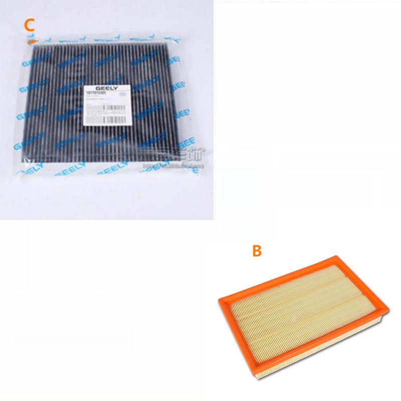 Car Air/Conditioning/Fuel/Lubricating Oil Four Filter Kit,For Geely Emgrand X7,EmgrarandX7,EX7,GX7,NL1