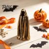 Ретро Бронзовая Фигурка Винтажный Безликий Призрак Латунная Фигурка, Металлическая Таинственная Статуэтка, Креативное Маленькое Украшение для Готической Домашней Декора Настольная Полка Стол