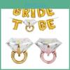 Perfect For Parties Diamond Ring Foil Ballons For Engagement Wedding Decorations