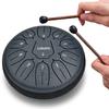 LEKATO Steel Tongue Metal Percussion Instrument with Mallets and Storage Ideal for and Zen 6-inch 11-note Drum, Bag, Meditation, Yoga, (Navy Blue)