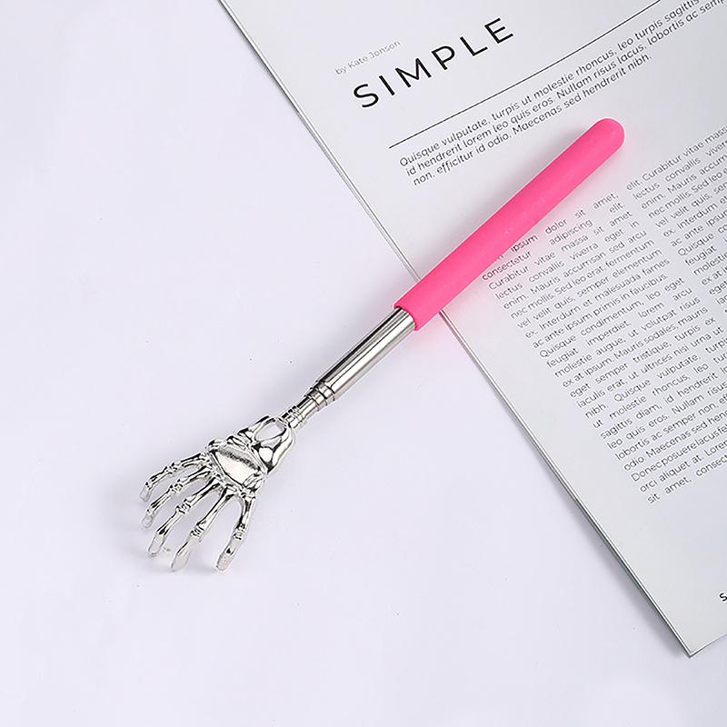 Скребок для спины из нержавеющей стали, телескопический скребок для зуда спины для стариков, легкий массаж, товары для здоровья старика, счастья и расслабления