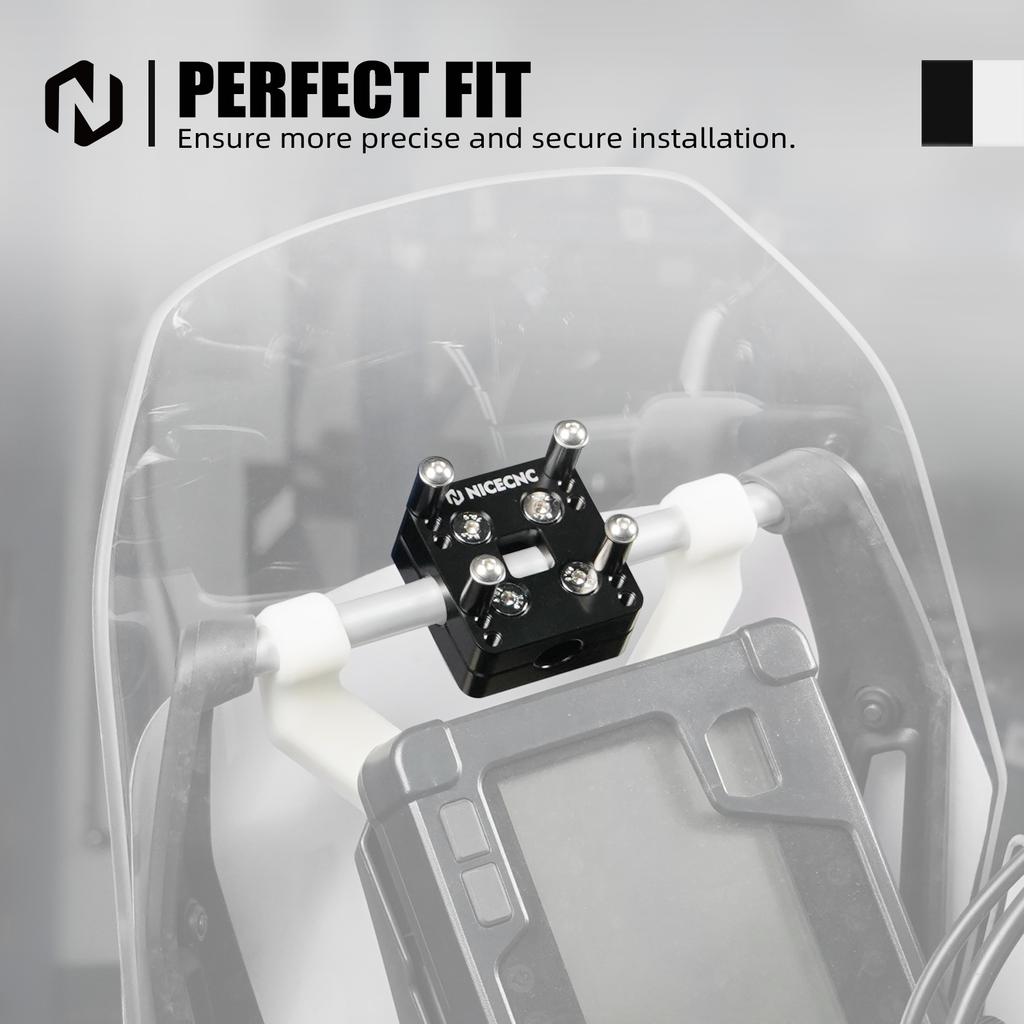 Universal 12mm Bar Motorcycle Phone GPS Bracket AMPS Mount for BMW R1200 R1250 GS GSA Yamaha Tenere 700 Aprilia Tuareg 660